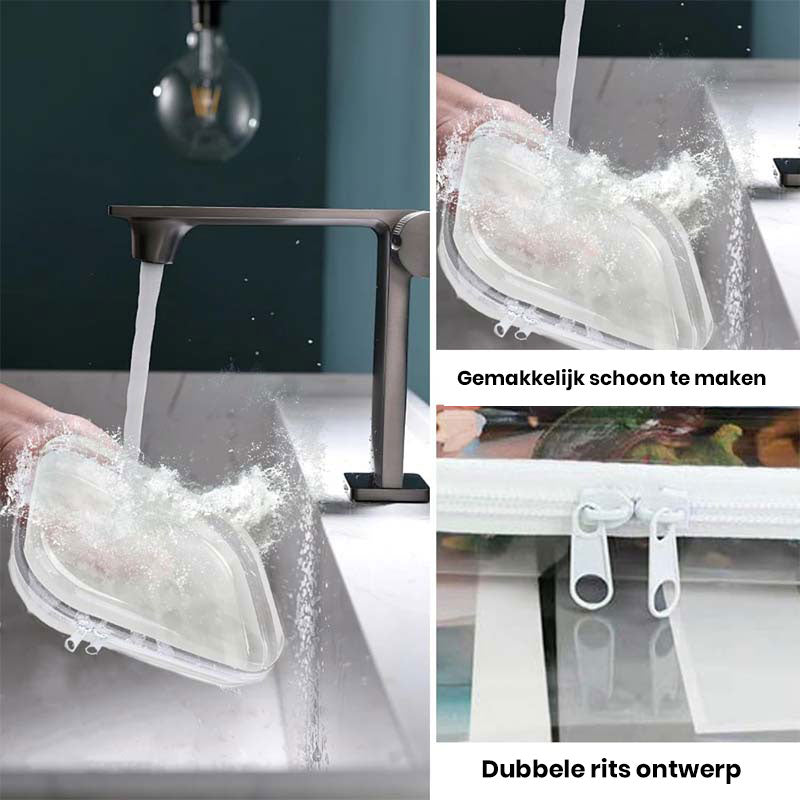 Grote capaciteit rits opbergdoos set