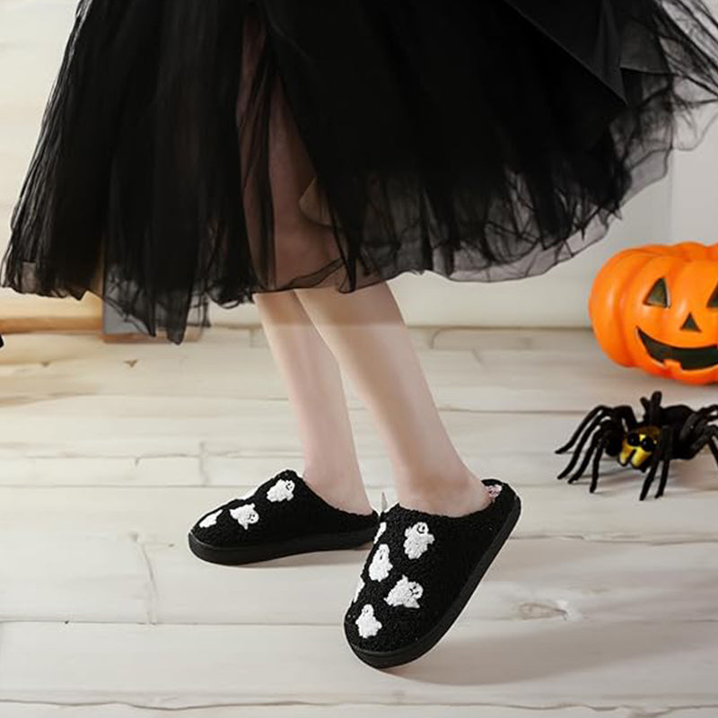 Halloween spook pluche pantoffels