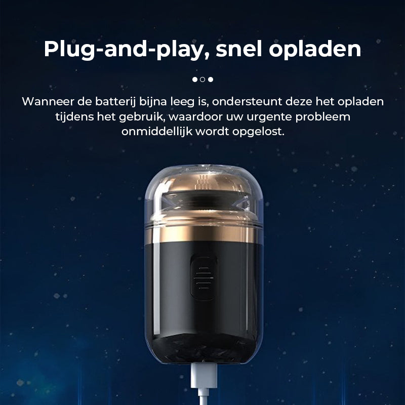 Mini draagbaar elektrisch scheerapparaat