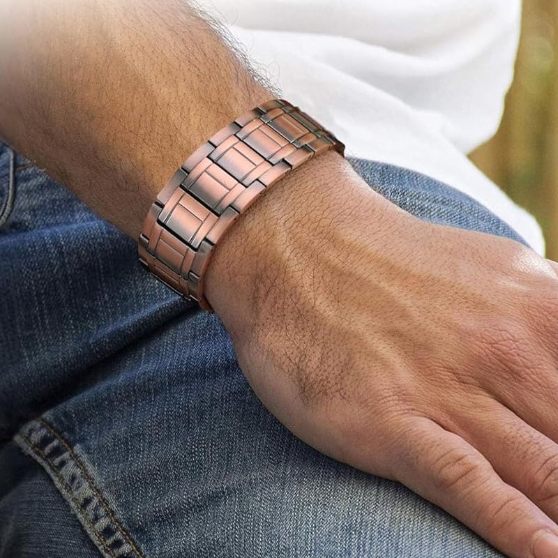 Bracelet en cuivre magnétique ultra résistant