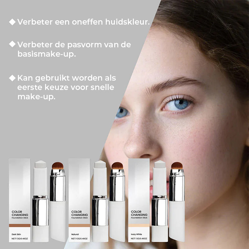 2-in-1 kleurveranderende foundation stick