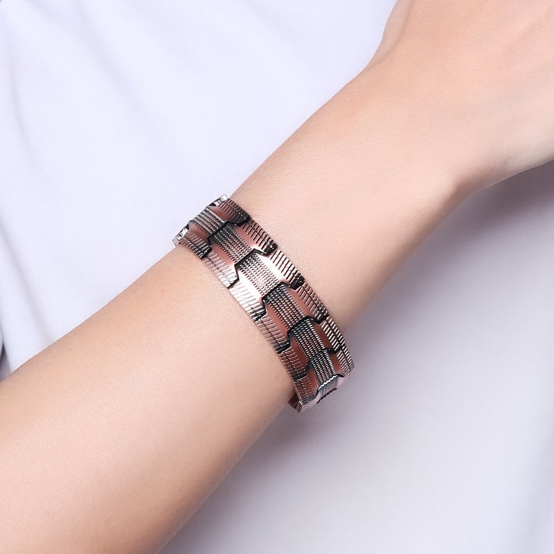 Bracelet en cuivre magnétique ultra résistant