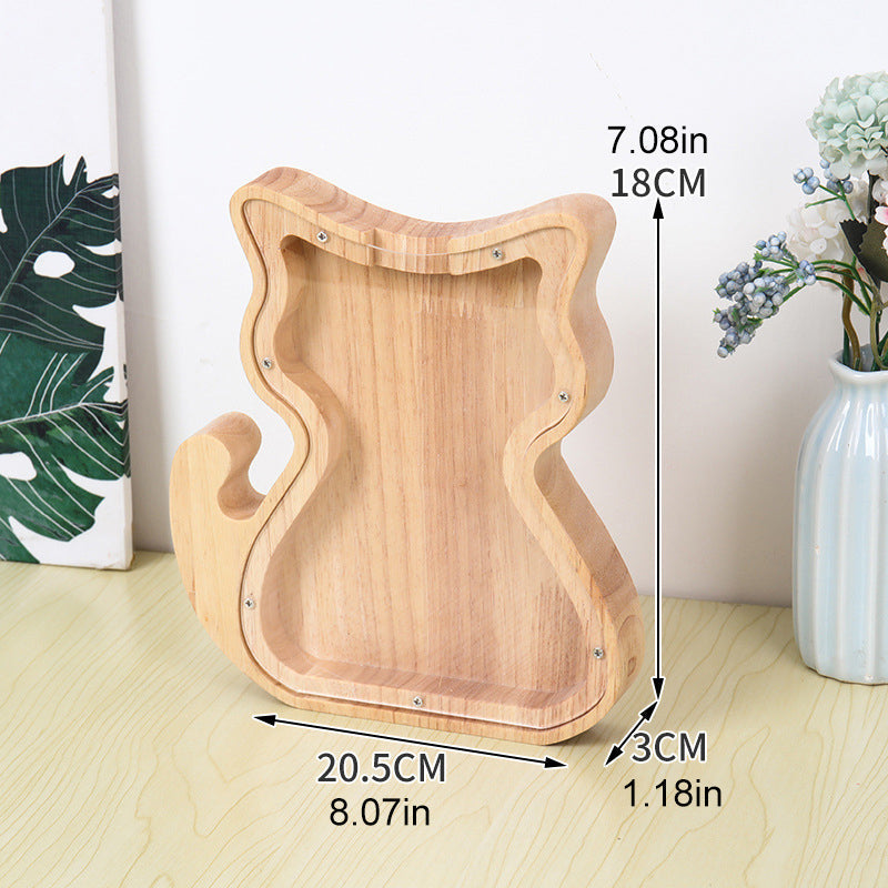 Tirelire Animal en Bois
