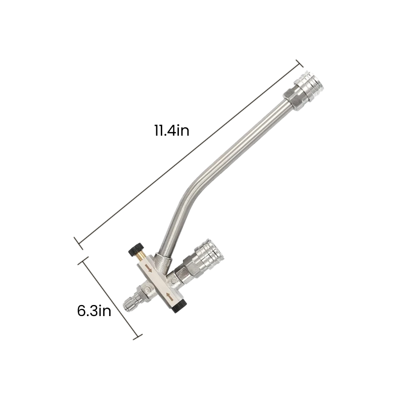 Améliorez votre expérience de lavage de voiture - Accessoire à double connecteur pour canon à mousse