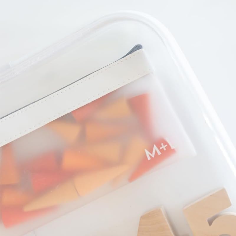 Sac de rangement transparent à fermeture éclair pour vêtements