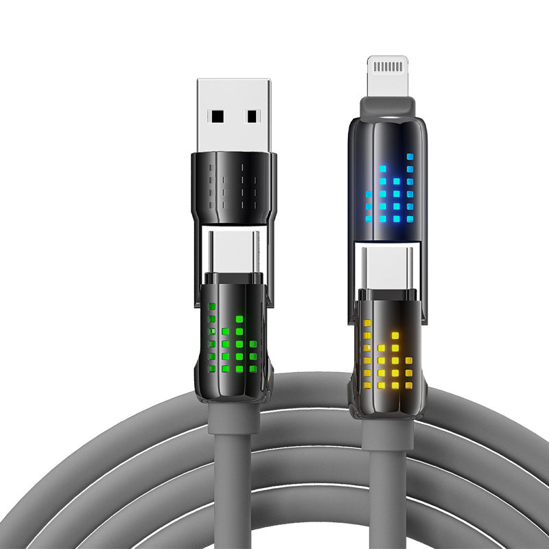 240W 4-in-1 USB-C snellaadkabel