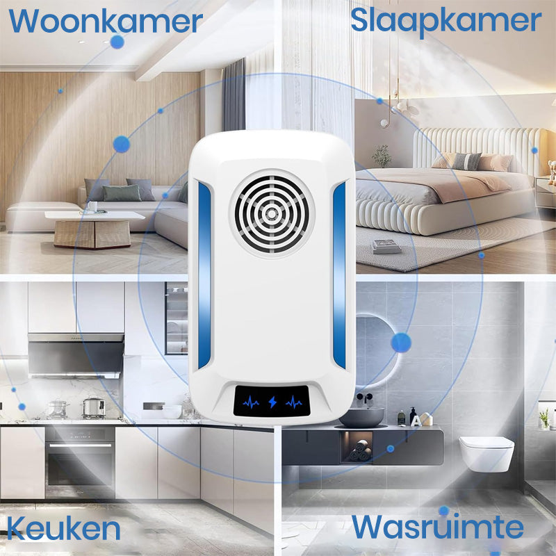 Verbeterde ultrasone ongediertebestrijdingsverjager