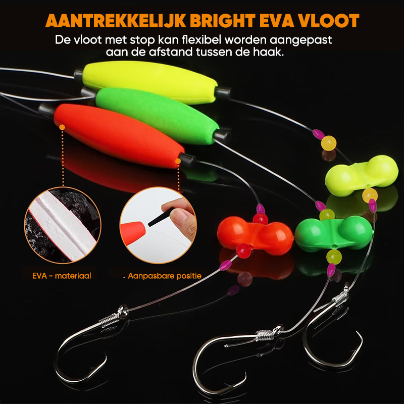 Meerval dobber tuigage