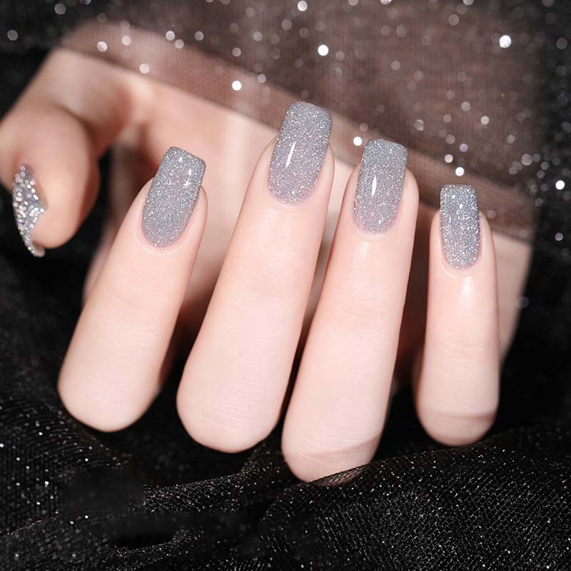 Vernis à ongles gel pailleté haute densité