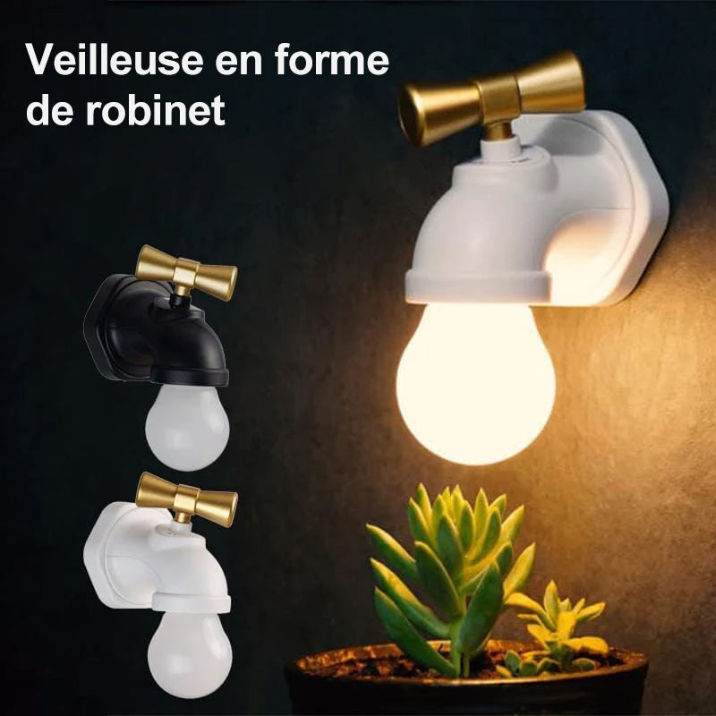 Veilleuse de robinet à induction à DEL