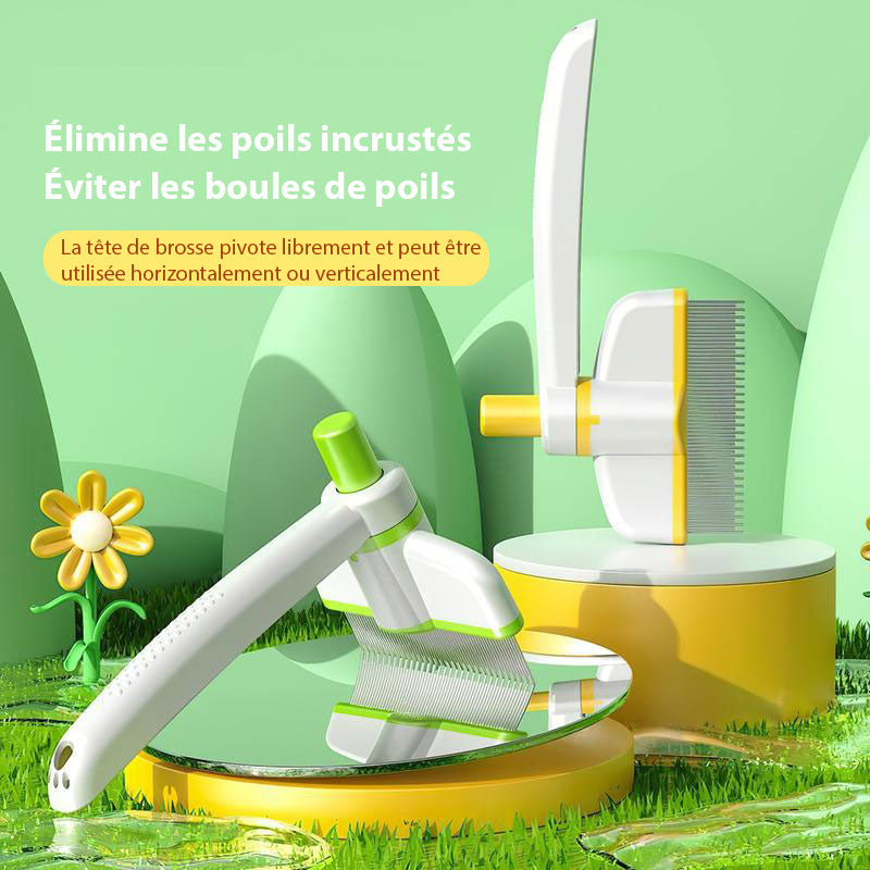 Brosse lissante autonettoyante