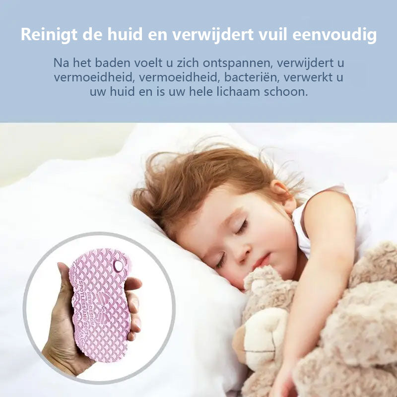 Magische exfoliërende badspons