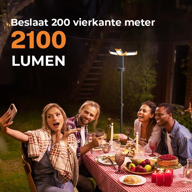Verbeterde draagbare kampeerlamp met beugel