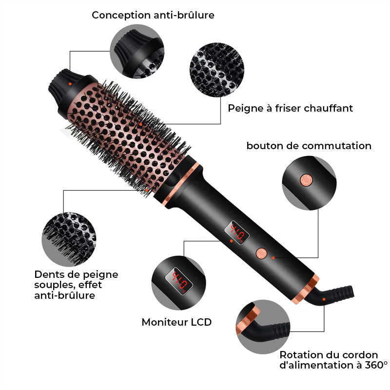 Brosse thermique de beauté