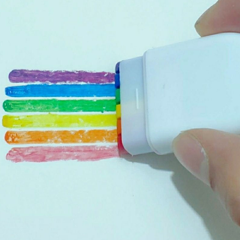 Regenboog gezichtsbodypaint