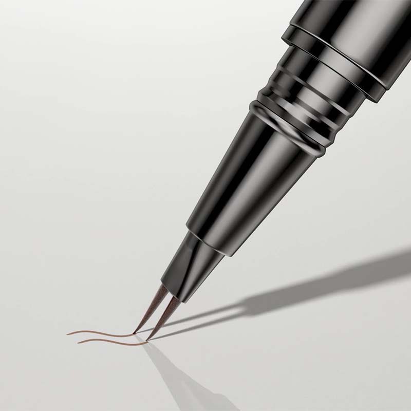 2-in-1 Dual-Ended Wenkbrauwpotlood met Micro-Vork-Tip Applicator en Precieze Borstel-Tip