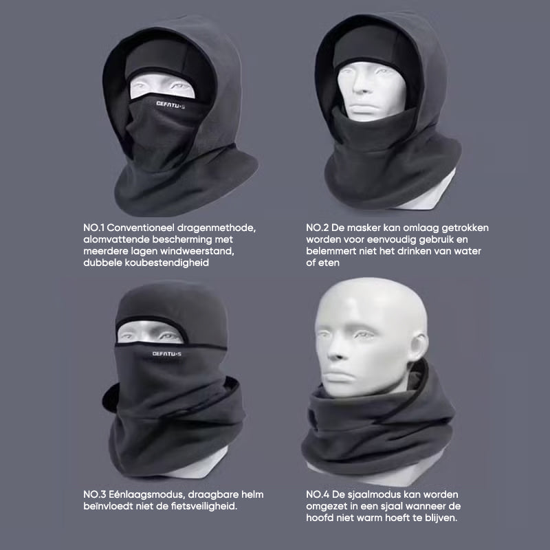 De alles-in-één nekwarmer en fietsmasker