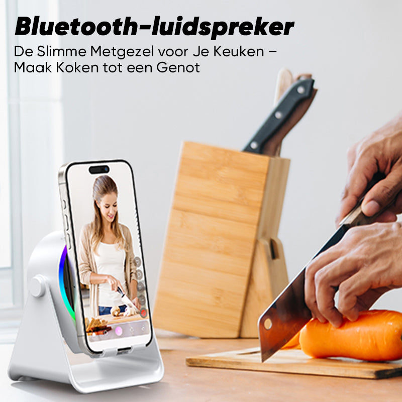 4-in-1 360° Draaibare Bluetooth Speakerstandaard