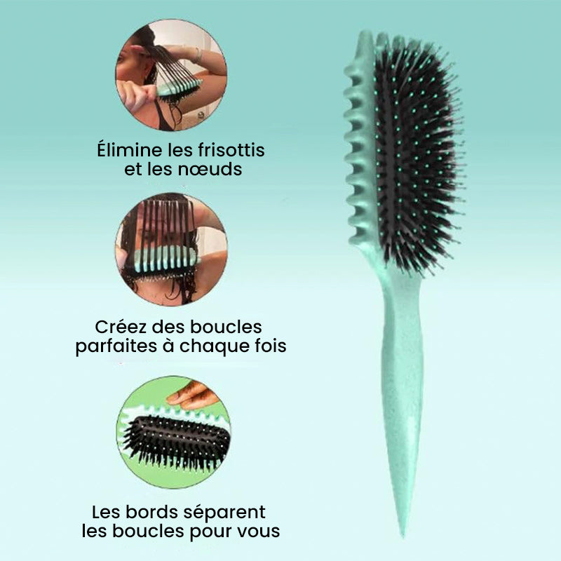 Brosse à cheveux bouclés