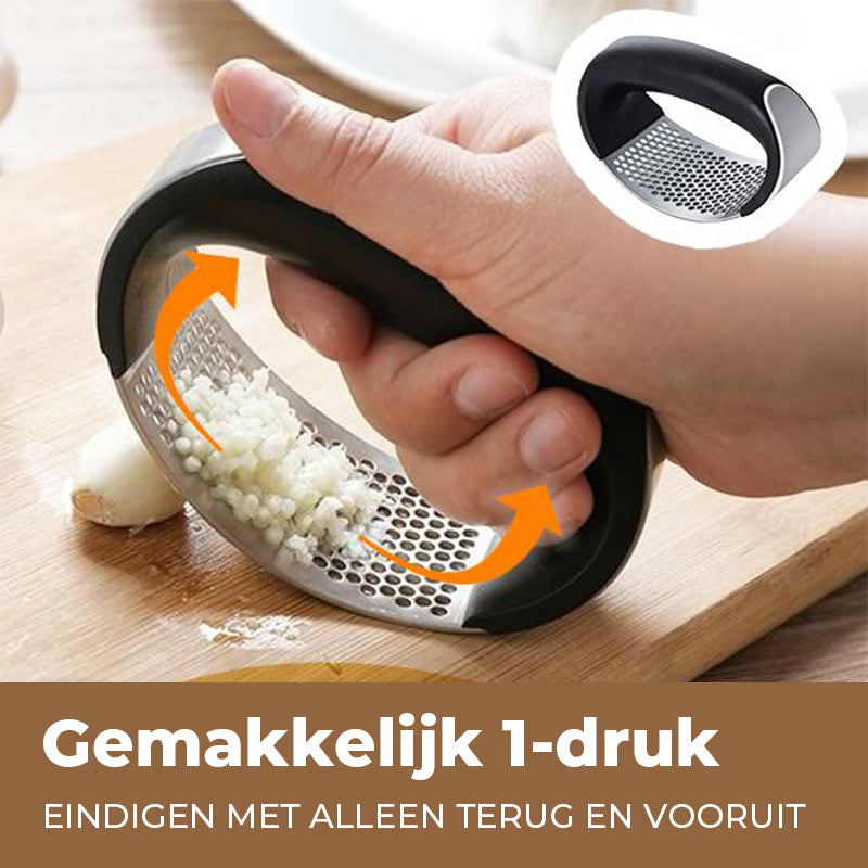 Premium Roestvrijstalen Knoflookpers, Knoflookpers Kookgereedschap