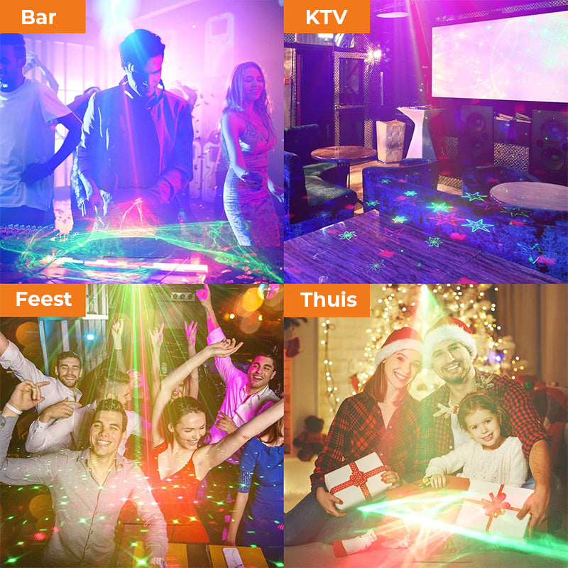 Cilindrische LED-laserlamp voor feest en podium