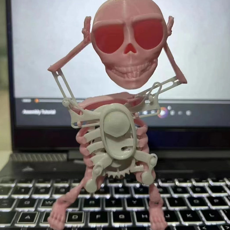 Dansend en swingend 3D-schedel speelgoed