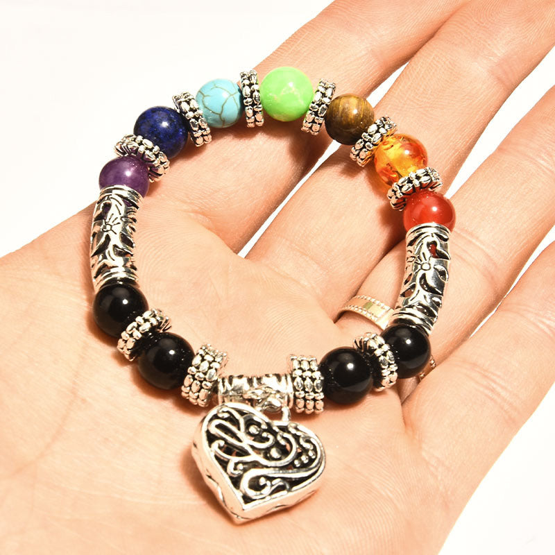 Bracelet Cristal Sept Couleurs