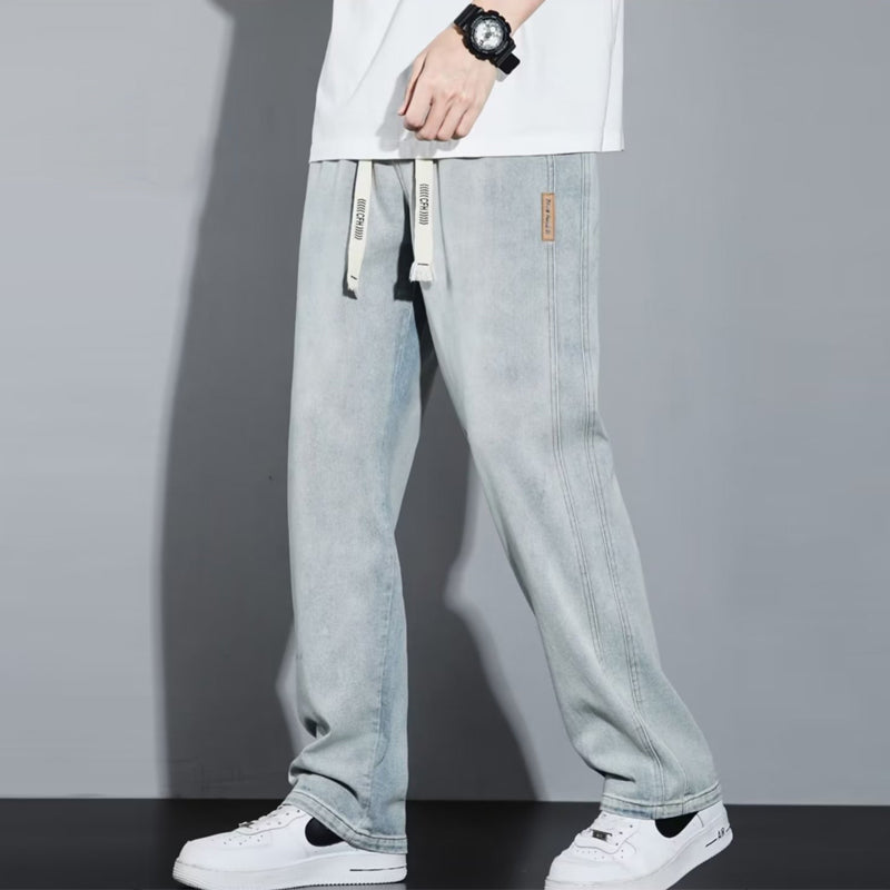 Jean droit ample pour homme