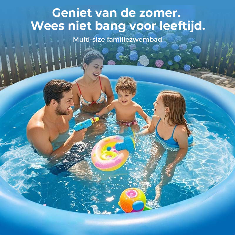 Groot opblaasbaar buitenzwembad