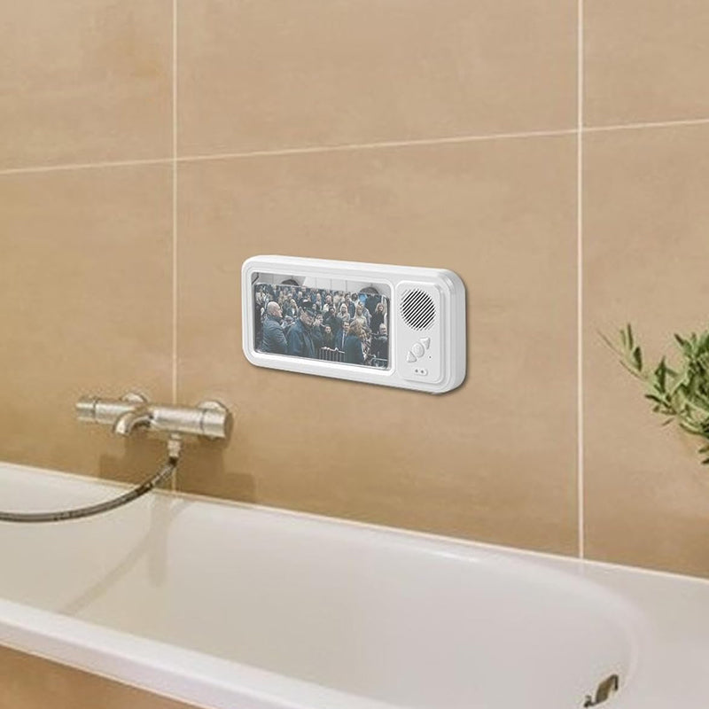 Waterdichte telefooncel voor in de badkamer met Bluetooth-luidspreker