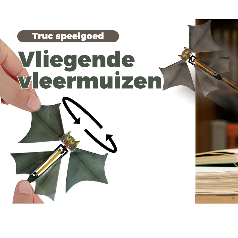 Grappige streken vliegende vleermuizen
