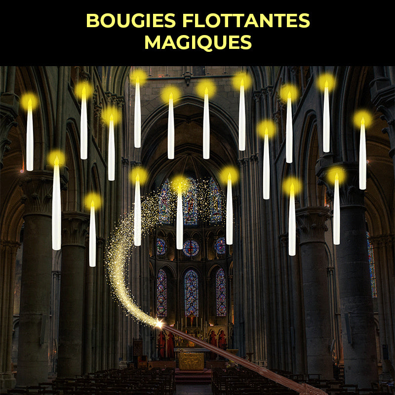 Bougie LED sans Flamme avec Télécommande Magique