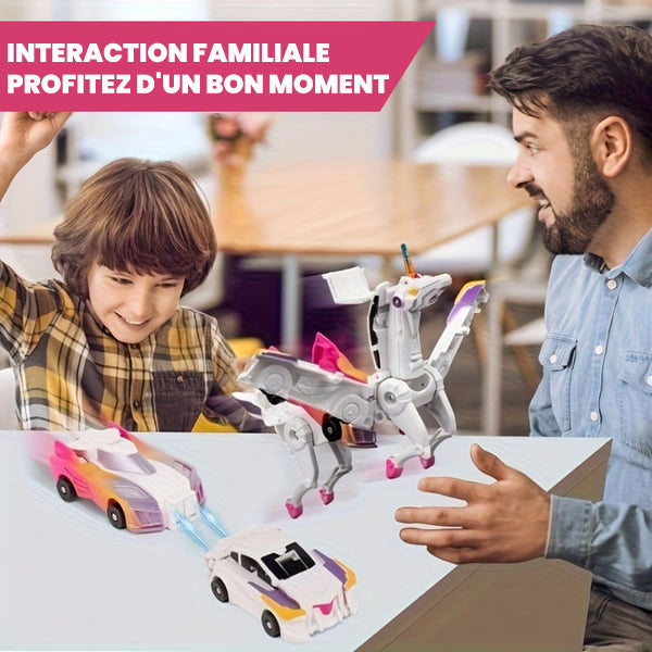 Voiture licorne déformée Jouets