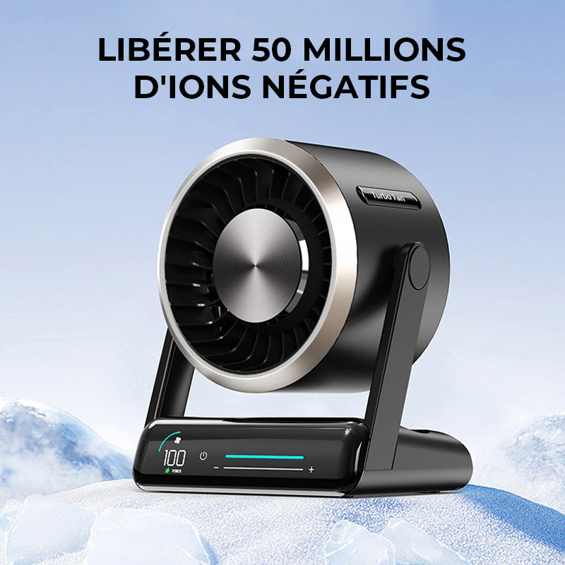 Ventilateur de bureau tactile intelligent à écran numérique