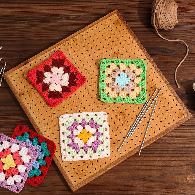 Haakblokbord met pinnen