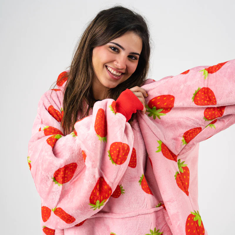 Draagbare dekenhoodie voor volwassenen