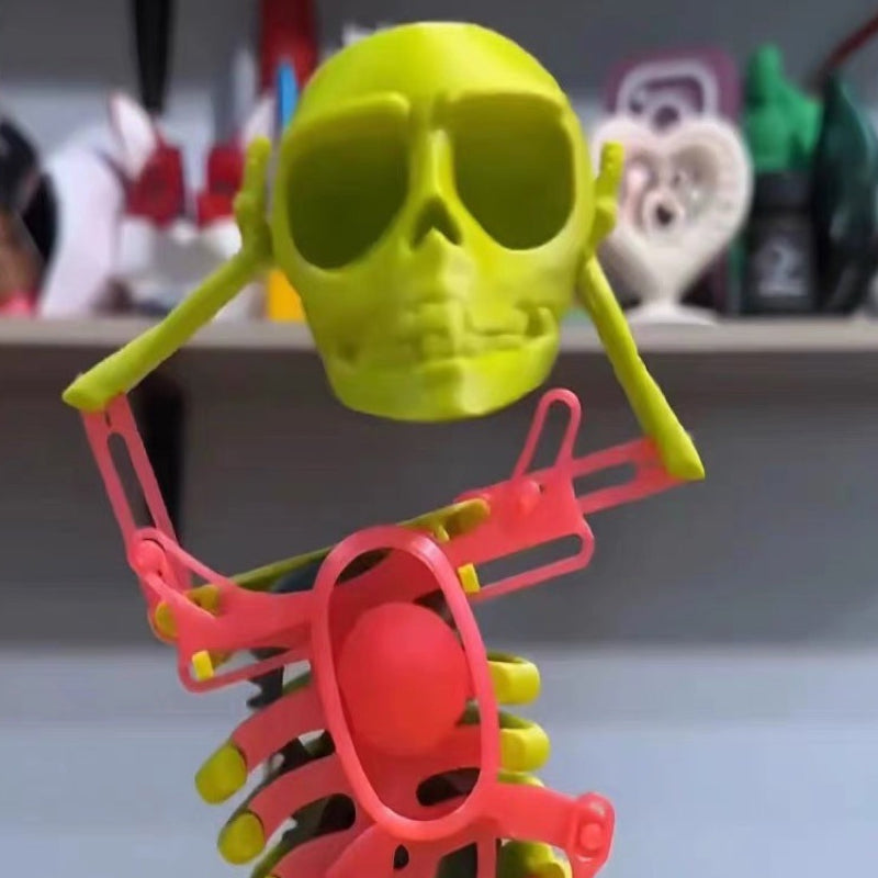 Dansend en swingend 3D-schedel speelgoed