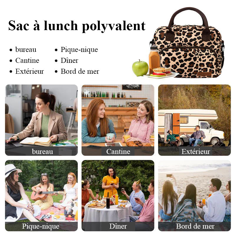Sac isotherme en tissu Oxford à bandoulière