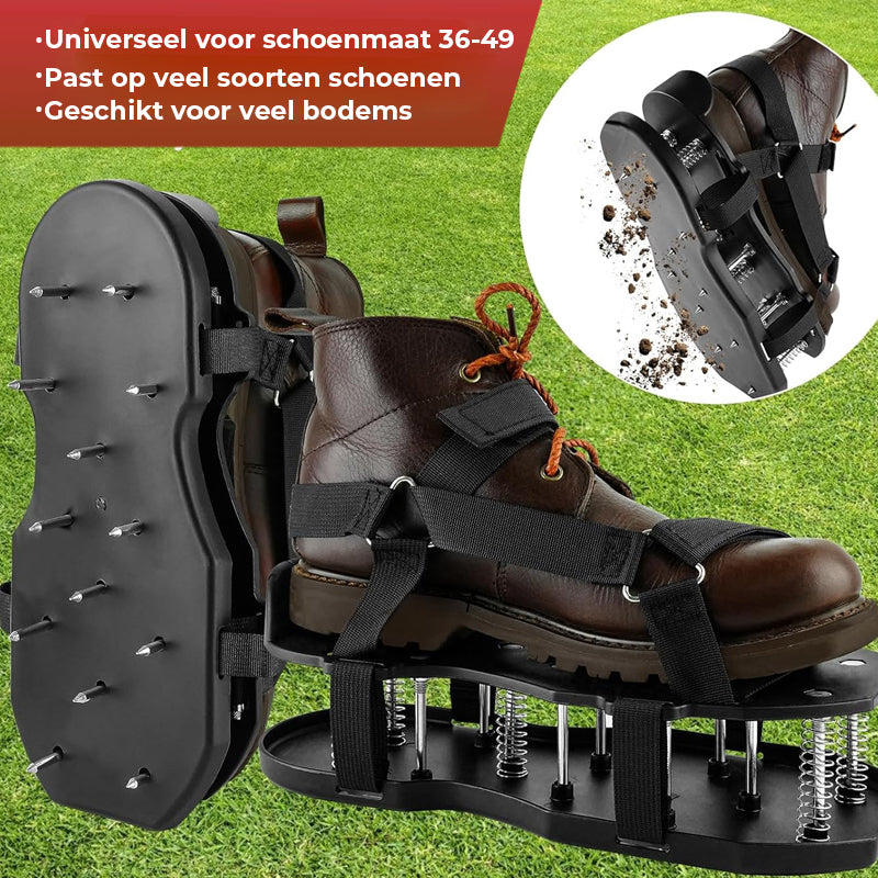 Gazonbeluchterschoenen voor gras