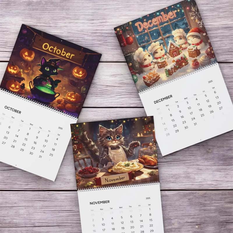 Kookkatten Kalender 2025