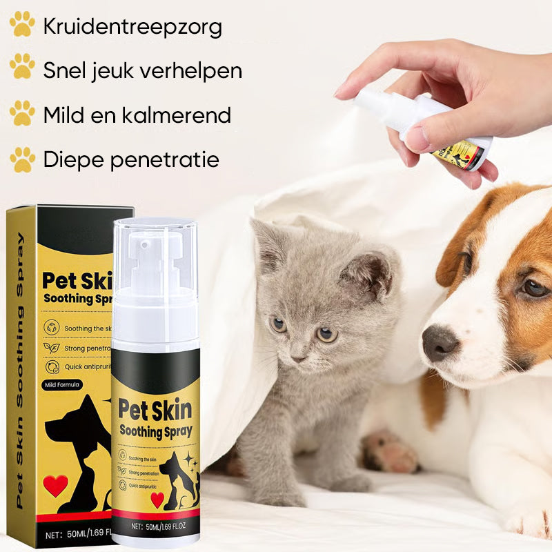 Spray voor de behandeling van de huid van huisdieren
