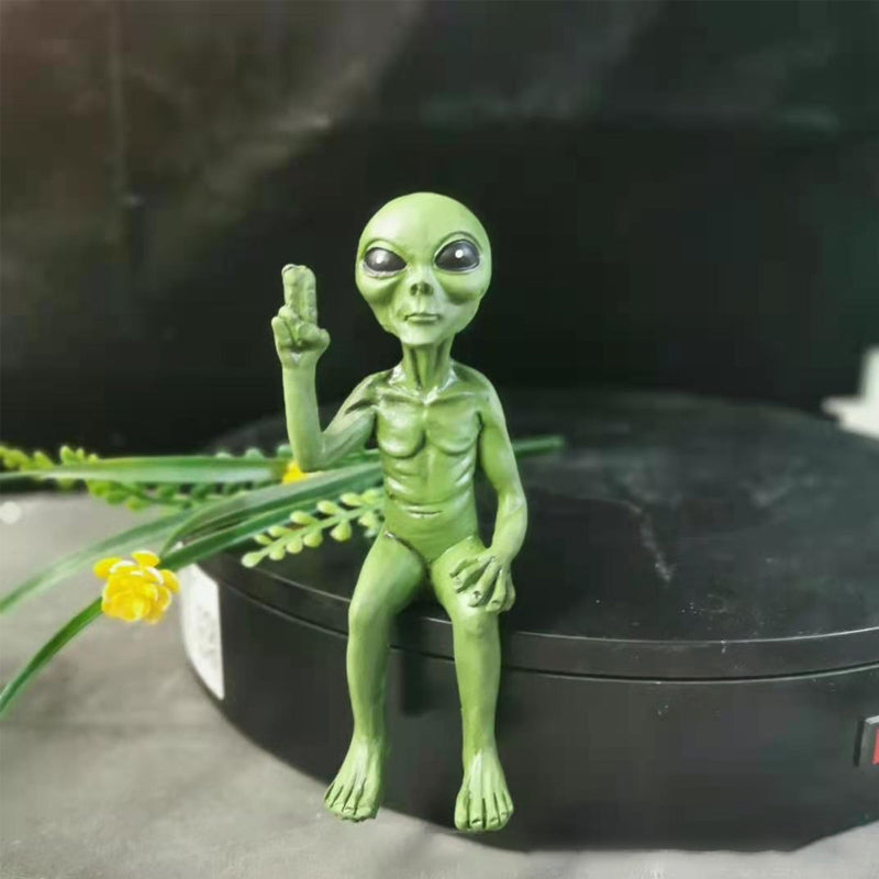 Statue de jardin extraterrestre de l'espace extra-atmosphérique