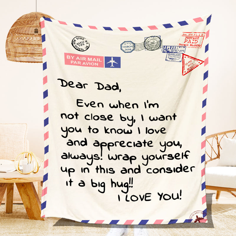 Couverture de lettre personnalisée maman/papa