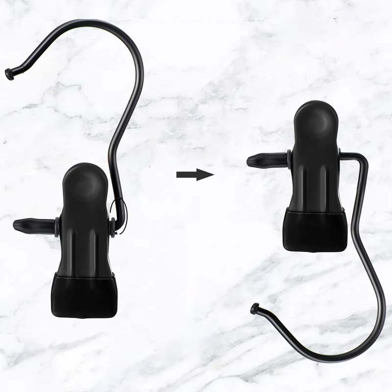 Ruimtebesparende Draagbare Reis Kleerhangers met Clips