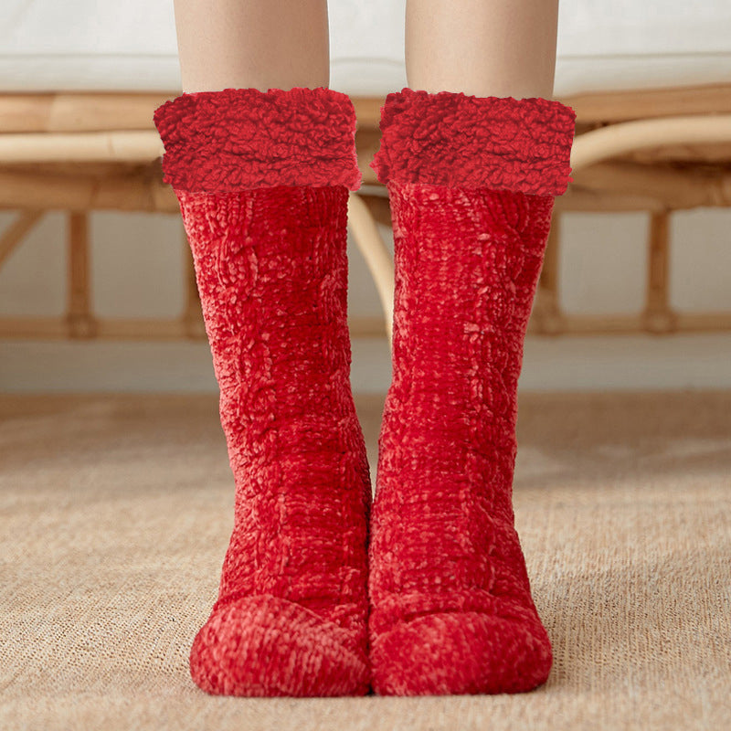 Chaussettes de sol torsadées