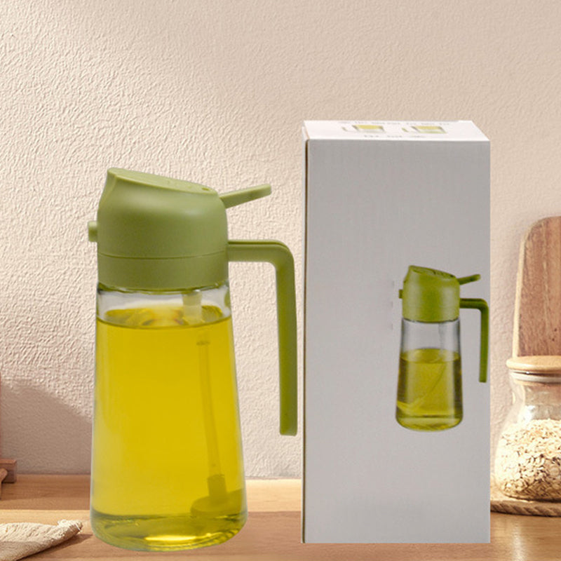 2-in-1 glazen olieverstuiver en dispenser
