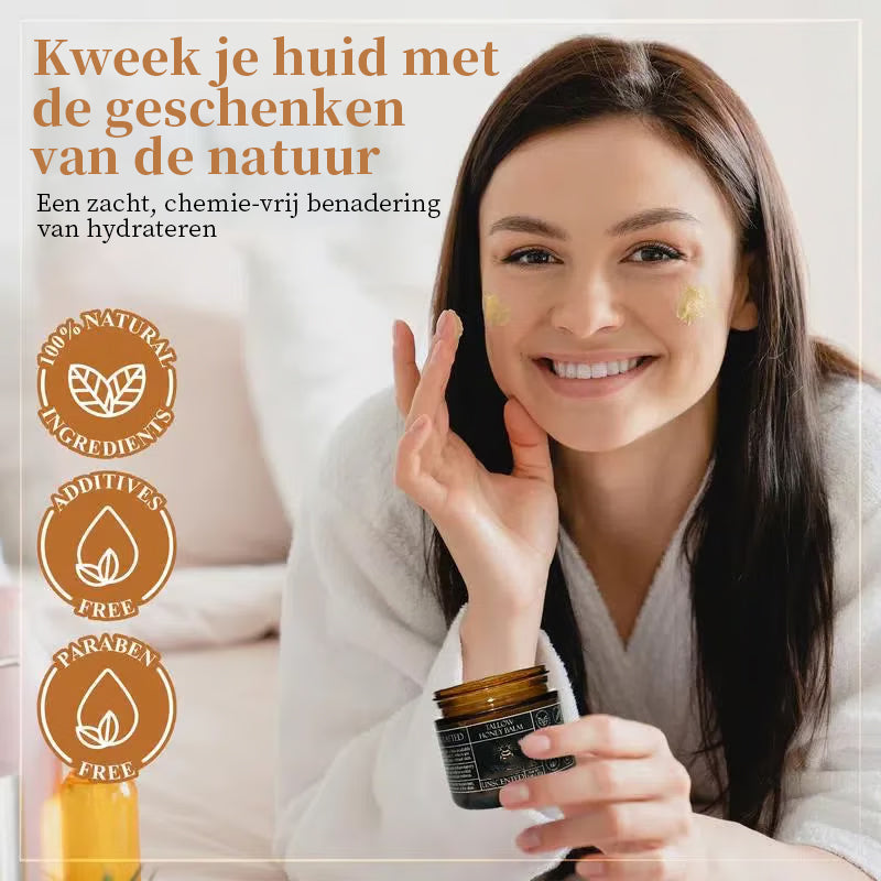 Biologische grasgevoerde rundertalgbalsem met rauwe honing