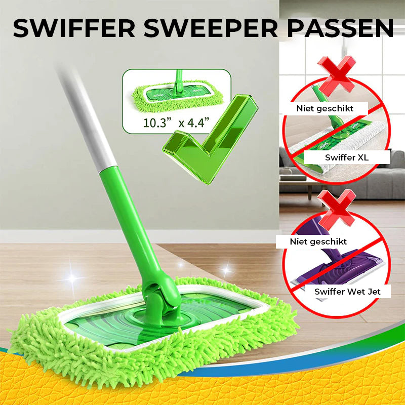 Chenille Mop Navulpads voor Thuisgebruik – Vervangende Mopkoppen voor Vloerreiniging