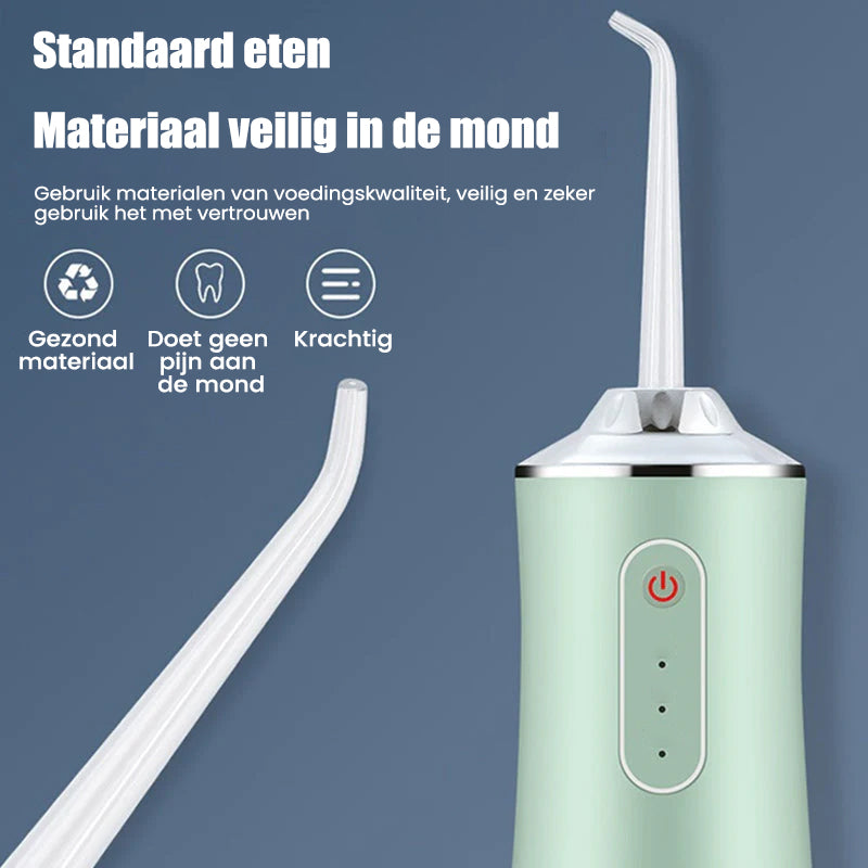 Draagbare tandheelkundige waterflosser