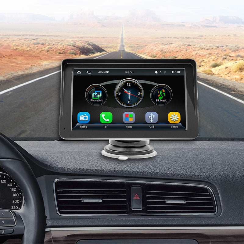 2025 Geüpgradede draadloze CarPlay-stereo met zuignap